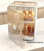 U-HOOME Dish Drying Stand Cabinet, Large Dustproof Nursing Baby Bottle Drying Rack Storage Box Organizer with Door,Kitchen Storage Shelf for Drinking Glass Bottle Bowls Mugs - Image 6