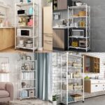 N/P 5-Tier Foldable Metal Storage Shelves - White - Image 7