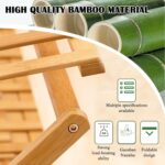 Foldable Bamboo Shoe Rack, 2 to 5-Tier Multi-Functional Storage Shelf, Self-Supporting Shoe nizer (5 Shelves, 6.1m Wide) - Space-Saving Home Solution - Image 4