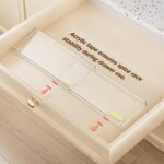 HASTHIP® 2Pcs Spice Drawer Organizer Spice Rack, 4 Tiers Clear Acrylic Seasoning Jars Storage Tray, Stepped Anti-Skid Kitchen Storage Shelf for Kitchen, Countertop, Cabinet, 11x19 inch - Image 7