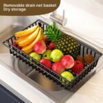 【5-Tier Rolling Storage Rack】Metal Utility Shelf with Wheels, Multi-Purpose Standing Shelf Organizer for Kitchen, Pantry, Laundry Room, Closet, Bedroom - Image 5
