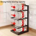 ROUNY Kitchen Pots And Pans Organizer For Cabinet, 3 Tiers Heavy Duty Pan Rack Under Sink Storage,Adjustable Metal Pan Rack & PotLid Holder for Kitchen Organizers and Storage - Image 9