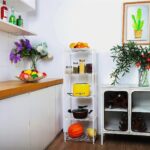 5 Tier Wire Shelves for Organization and Storage Microwave Stand, Metal Shelves Unit Perfect for Laundry Bathroom Closet Kitchen Shelves (White) - Image 2
