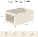 Wardrobe Clothes Organizer, 4 Pack Drawer Organizers and Storage, Foldable Closet Organizer Bins Storage Containers for Organizing Clothing Jeans Toys Book Shelves Closet Wardrobe - Image 2