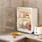 U-HOOME Dish Drying Stand Cabinet, Large Dustproof Nursing Baby Bottle Drying Rack Storage Box Organizer with Door,Kitchen Storage Shelf for Drinking Glass Bottle Bowls Mugs - Image 7