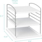 YouCopia UpSpace Adjustable Box Organizer for Foil, Wrap, and Kitchen Cabinet Storage, Original, Space-Saving Rack with Non-Slip Base, Easy Assembly, White - Image 3