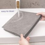 Wardrobe Hanging Storage Bag Hanging Closet Organizer, Dressing Room Finishing Hanging Underwear Storage Bag Household Multi-Layer Box Dust Bag Foldable Includes 2 Drawers (5-tier, grey) - Image 8