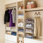 4-Tier Stackable Closet Organizers and Storage Basket, Foldable Closet Shelf Organizer System, Space-Saving Clothes Storage Drawer Organizer for Wardrobe, White - Image 6