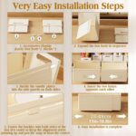 3Pcs Clothes Drawer Organiser with Handle, Expandable Drawer Divider Organizers 8L-14L, Foldable Storage Box for Scarves, Plastic Clothing Storage Basket Wardrobe Storage Organiser for Shelves - Image 6