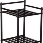 Amazon Basics 5-Tier Bathroom Shelving Unit with Basket - Image 6