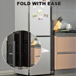 Foldable Storage Shelves 5 Tier, Storage Racks Kitchen Cabinet, Shelf Storage Multipurpose Rack for Living Room Bedroom Kitchen Garage Easy Assembly Black - Image 7