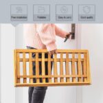 5-Tier Bamboo Shoe Rack – Foldable & Stable Wooden Shoe Organizer for 15 Pairs – Space-Saving Shoe Storage Shelf for Entryway, Closet, Bedroom – H89 x W68.5 x D25 cm, Natural Finish - Image 6