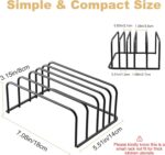 Cutting Board Organizer, [2-Pack] Cutting Board Holder Rack, Baking Cookie Pan Sheets Cooling Small Racks Storage Stand for Kitchen Cabinet, Countertop Bakeware Organizer 7.08 x 5.51 x 3.15 in - Image 5