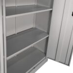 RIGID OEM Steel Office Cupboard | Professional Metal Storage Cabinet for Files, Pre Assembled | Adjustable Internal Shelves, Secure Locking System, Industrial Grade Build, Grey (39D x 85W x 180H CM) - Image 8