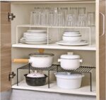conobo Expandable Storage Rack, Set of 2 Kitchen Countertop Organizer Shelf, Cabinet Shelf Organizers Storage Rack Space Riser, Pantry Cupboard Shelf Home Organization and Storage (B) - Image 7