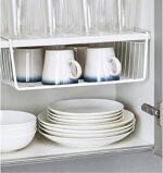 Sulfar Adjustable Pull-Out Kitchen Storage Rack | Slide-Out Cabinet Organizer Shelf for Pantry, Under Sink, or Counter | Space-Saving Kitchen Rack - Image 6