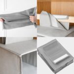 Hanging Shoe Organizer 10-Shelf Shoes Storage for Wardrobe Non-woven Collapsible Hanging Shoe Rack Slim Wardrobe Shoe Storage Organiser Foldable Space Saving Shelf Clothes Handbag Hat Organizer(1pack) - Image 6