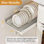 Pull Out Cabinet Organizer Fixed with Adhesive Nano Film, Slide Out Dish Drying Rack for Kitchen Cabinets, Pull Out Drawer for Kitchen Under Sink Organizer - Image 3