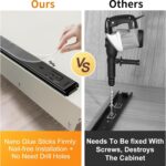 Pull Out Cabinet Organizer Fixed with Adhesive Nano Film, Slide Out Dish Drying Rack for Kitchen Cabinets, Pull Out Drawer for Kitchen Under Sink Organizer - Image 6