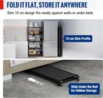 WORKPRO 5-Tier Folding Shelf, No-Assembly Metal Storage Rack with Wheels, 750 lbs Capacity (with Leveling Feet), Collapsible Shelving Unit for Kitchen, Pantry, Bathroom & Closet Organization - Image 6