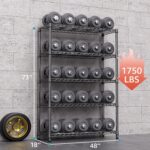 MZG 5-Tier Shelving Storage Shelf Organizer Wire Rack Black - Image 3