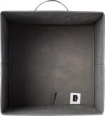 Amazon Basics Collapsible Fabric Storage Cube/Organiser with Handles, Pack of 6, Solid Grey, 26.6 x 26.6 x 27.9 cm - Image 3