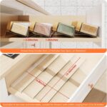 Jadehom Spice Drawer Organizer, 4Tier Clear Acrylic Expandable From 13" to 26" Seasoning Jars Drawer Insert, Kitchen Drawer Spice Rack Tray for Cabinet/Countertop - Image 3
