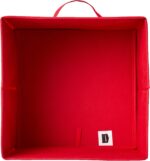 Amazon Basics Foldable Storage Cubes, 6-Pack, Red, 26.6 x 26.6 x 27.9 cm - Image 3