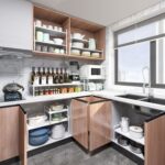 U-HOOME Expandable Countertop Organizer Shelf , Cupboard Stand Kitchen Spice Rack,Cabinet Pantry Shelf, Organization and Storage For Kitchen Bathroom (White) - Image 5