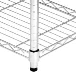 Amazon Basics 5-Shelf Storage Unit With Height Adjustable Shelves and Levelling Feet, 680 kg Max Weight, Chrome, 35.5 cm D x 91.4 cm W x 182.8 cm H - Image 4