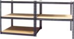 Tactix 5-Tier Storage Shelves, Industrial strength steel, Boltless Assembly, Powder Coated, Holds upto 320 kg/Shelf, For Shed Warehouse Basement Garage, Grey, Size: 86.5W x 35.5D x 183H cm- 329016 - Image 4