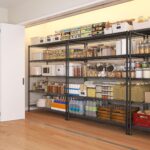 REIBII 45.5''W Wire Shelving Unit, 5 Tier Metal Storage Shelves for Storage Rack, Adjustable Metal Shelving Shelf for Pantry Shelves Kitchen Steel Shelving, Office School, 45.5" W x 71" H x 17.7" D - Image 5