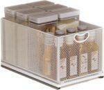 Sliding Shelf for Kitchen Cabinet, Storage Organizer, Kitchen Organizer Bathroom Organizer Sliding Basket, Spice Rack, Cabinet Organizer, Pull Out Storage for Kitchen Bathroom Cabinet or Pantry