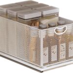 Sliding Shelf for Kitchen Cabinet, Storage Organizer, Kitchen Organizer Bathroom Organizer Sliding Basket, Spice Rack, Cabinet Organizer, Pull Out Storage for Kitchen Bathroom Cabinet or Pantry
