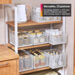 Sliding Shelf for Kitchen Cabinet, Storage Organizer, Kitchen Organizer Bathroom Organizer Sliding Basket, Spice Rack, Cabinet Organizer, Pull Out Storage for Kitchen Bathroom Cabinet or Pantry - Image 3