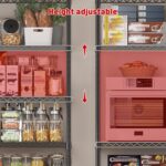 REIBII 45.5''W Wire Shelving Unit, 5 Tier Metal Storage Shelves for Storage Rack, Adjustable Metal Shelving Shelf for Pantry Shelves Kitchen Steel Shelving, Office School, 45.5" W x 71" H x 17.7" D - Image 6