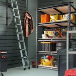 Beauenty 5 Tier Heavy Duty Storage Steel Shelves, Adjustable Garage Shelving Units, Kitchen Storage Shelf Organizer, Industrial Standing Storage Shelf, (Black 4) - Image 2