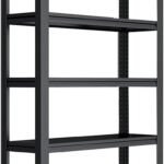 Adjustable 5-Tier Metal Garage Shelves Boltless Assembly Storage Racks for Warehouse Basement Pantry Office (100x35x183cm) - Heavy-Duty Space-Saving Solutions