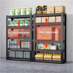 Heavy Duty Adjustable 5 Tier Metal Shelving Unit Boltless Assembly Storage Rack for Warehouse Basement Garage Office (130x40x183cm) - Image 2