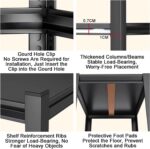 Garage Shelves Heavy Duty Storage Shelves, 6-Tier Adjustable Garage Shelving Units, Boltless Assembly, Metal Storage Rack For Warehouse Basement Pantry Office(100x35x198cm) - Image 7