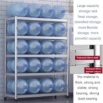 Adjustable Stainless Steel Shelving Racks, Heavy Duty 5 Tier Shelving Unit for Home, Kitchen, Office, Garage, Restaurant and Warehouse (90 x 45 x 180 cm) - Image 5