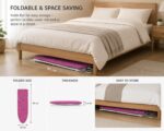 Toshionics Ironing Board 90cm x 34cm - Ironing Table with study Steel Legs | 4 Adjustable height Ironing Stand with steel Iron Rest Foldable Multicolor Design - Image 6