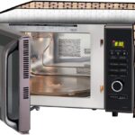 Stylista Microwave Oven Cover for LG 28 L Convection MC2886BRUM, Geometric Pattern