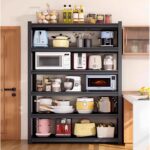 Garage Shelves Heavy Duty Storage Shelves, 6-Tier Adjustable Garage Shelving Units, Boltless Assembly, Metal Storage Rack For Warehouse Basement Pantry Office(140x50x183cm)