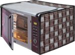 Star Weaves Microwave Oven Cover for LG 21 Litre Convection Microwave Oven MC2146BL Black - KUM41