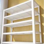 Garage Shelves 5-Tier Metal Shelving Unit, Heavy Duty Adjustable Storage Rack, Boltless Assembly, Industrial Utility Shelf Rack For Supermarket Kitchen Balcony(120x35x183cm)