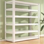 Heavy Duty Storage Shelves, 6-Tier Adjustable Garage Shelving Units, Boltless Assembly, Metal Storage Rack For Warehouse Basement Pantry Office(150x40x183cm)