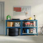 Home Vida 5 Tier Blue Heavy Duty Adjustable Steel Garage Shelving Unit (H) 1800mm (W) 900mm - 875kg Weight Capacity - Image 5