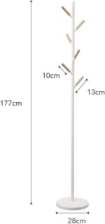 Yamazaki PLAIN COAT HANGER WH, one size, White - Image 9