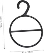 Alipis 30 Pcs Tie Hanger Clothing Storage Bags Ring Stand Hangers for Clothes Clothing Organizer Coat Hanger Rings Bathrobe Organizer Ring Clothes Hanger Circle Shape Coat Hanger Scarf - Image 6
